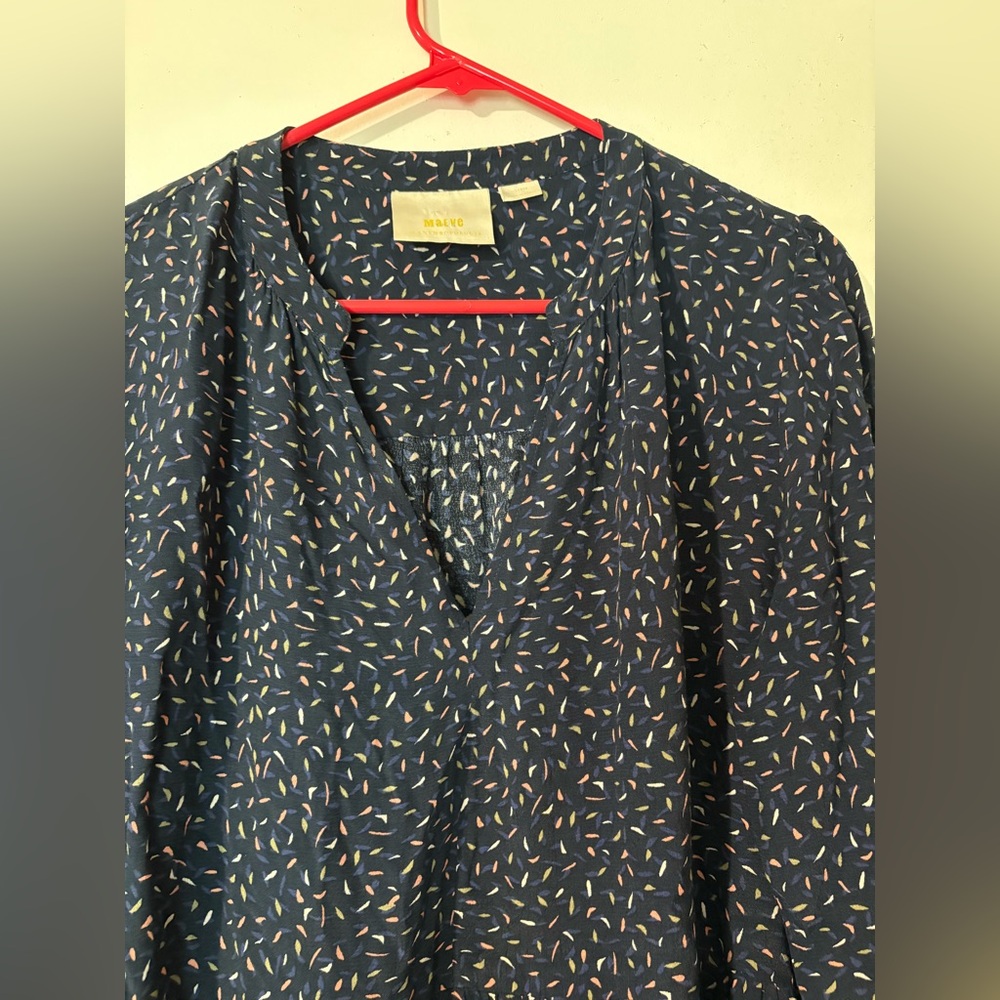 Anthropologie Maeve Multicolor Patterned Dress. Size large - Picture 3 of 8
